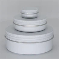 Boîte en aluminium pour savon de 30 ml Boîte en aluminium avec couvercle