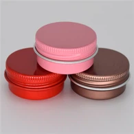 Couvercles à vis pour boîtes de rangement en aluminium pour de beaux produits Id100mm Hauteur42mm Volume250ml